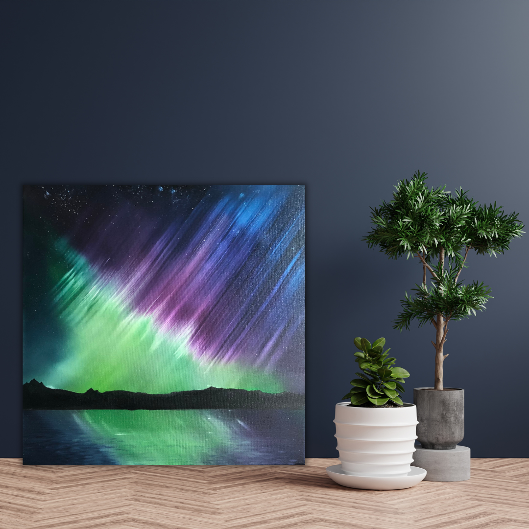 Aurora Art - Burst - Original Oil