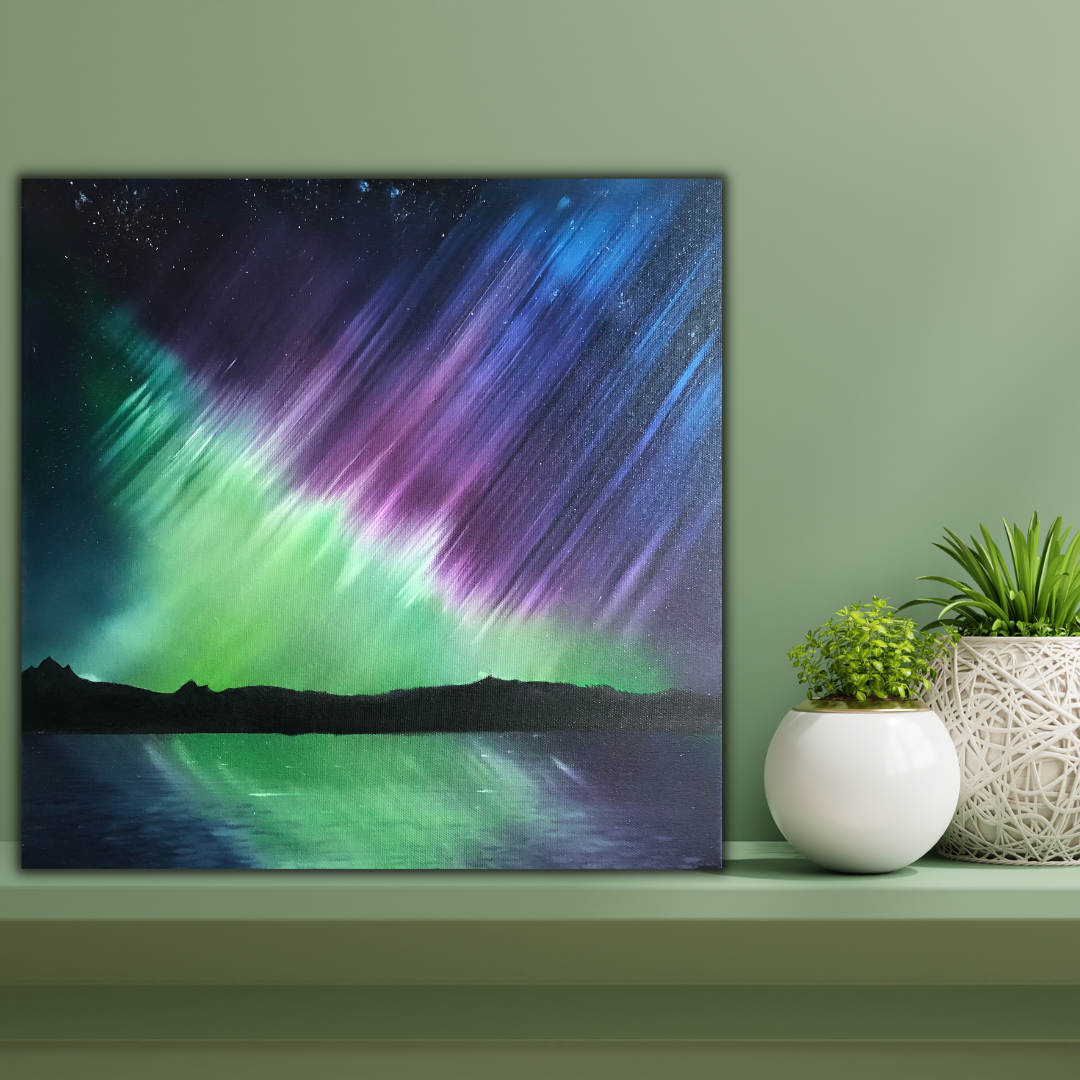 Aurora Art - Burst - Original Oil