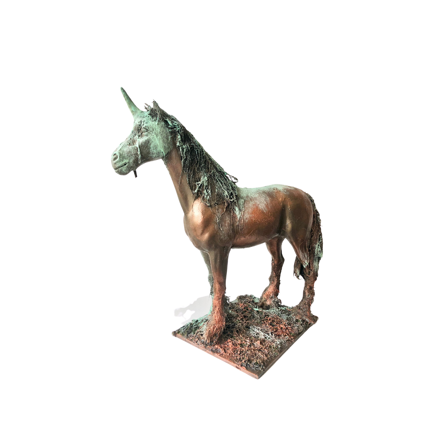 Unicorn Patronus - Copper and Bronze Effect Sculpture