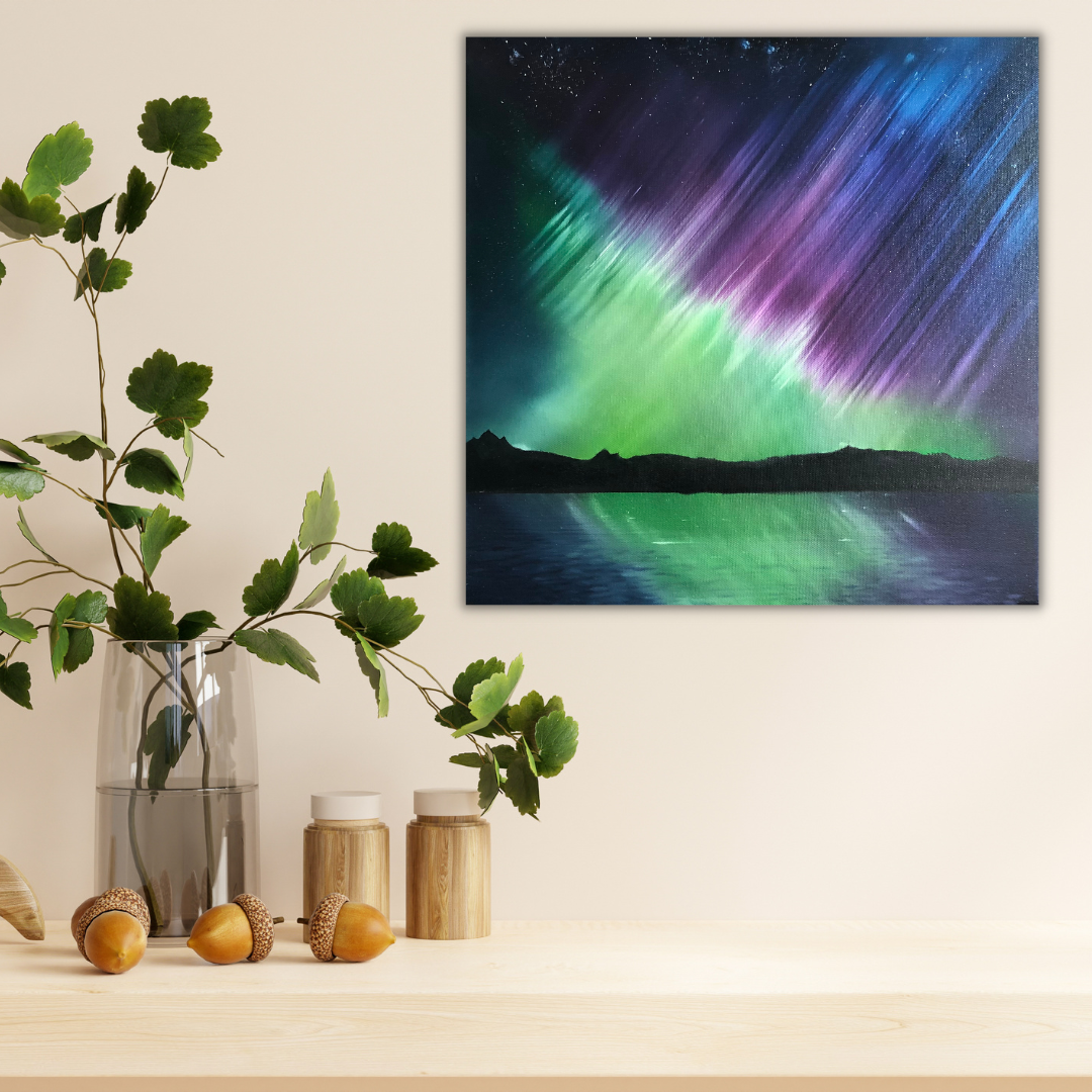 Aurora Art - Burst - Original Oil