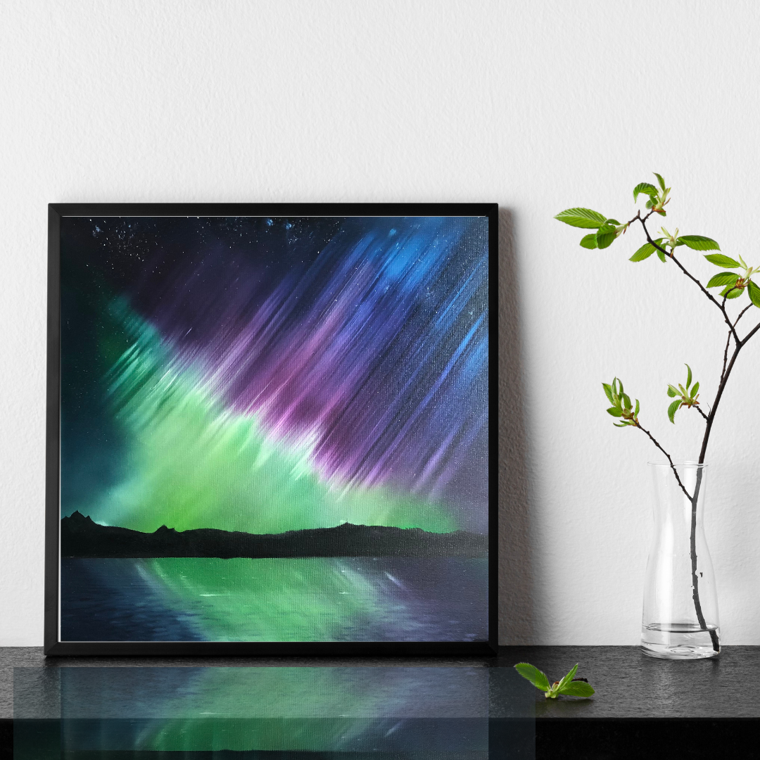 Aurora Art - Burst - Original Oil