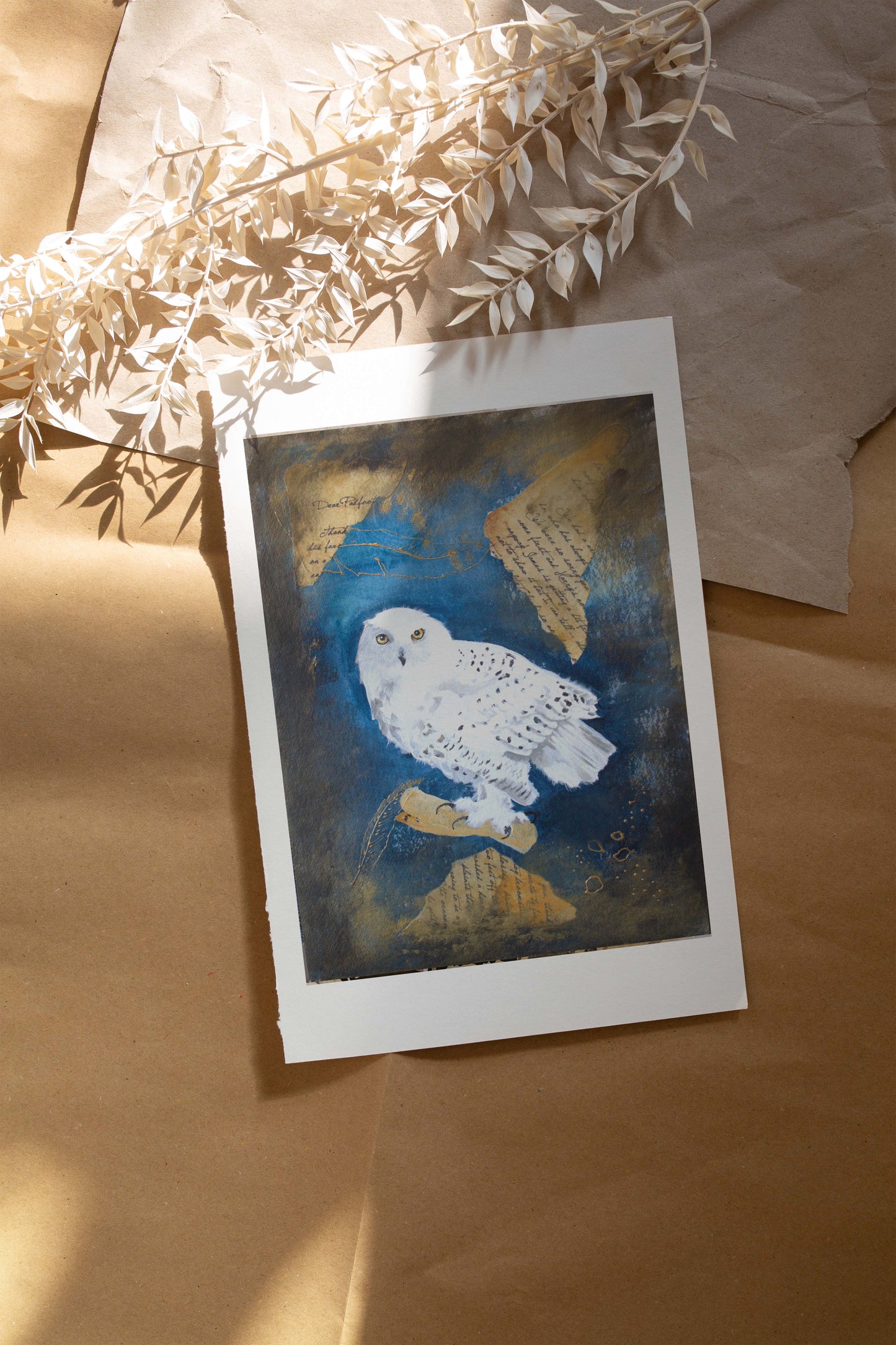 Snowy Owl Wall Art - Hedwig's Message