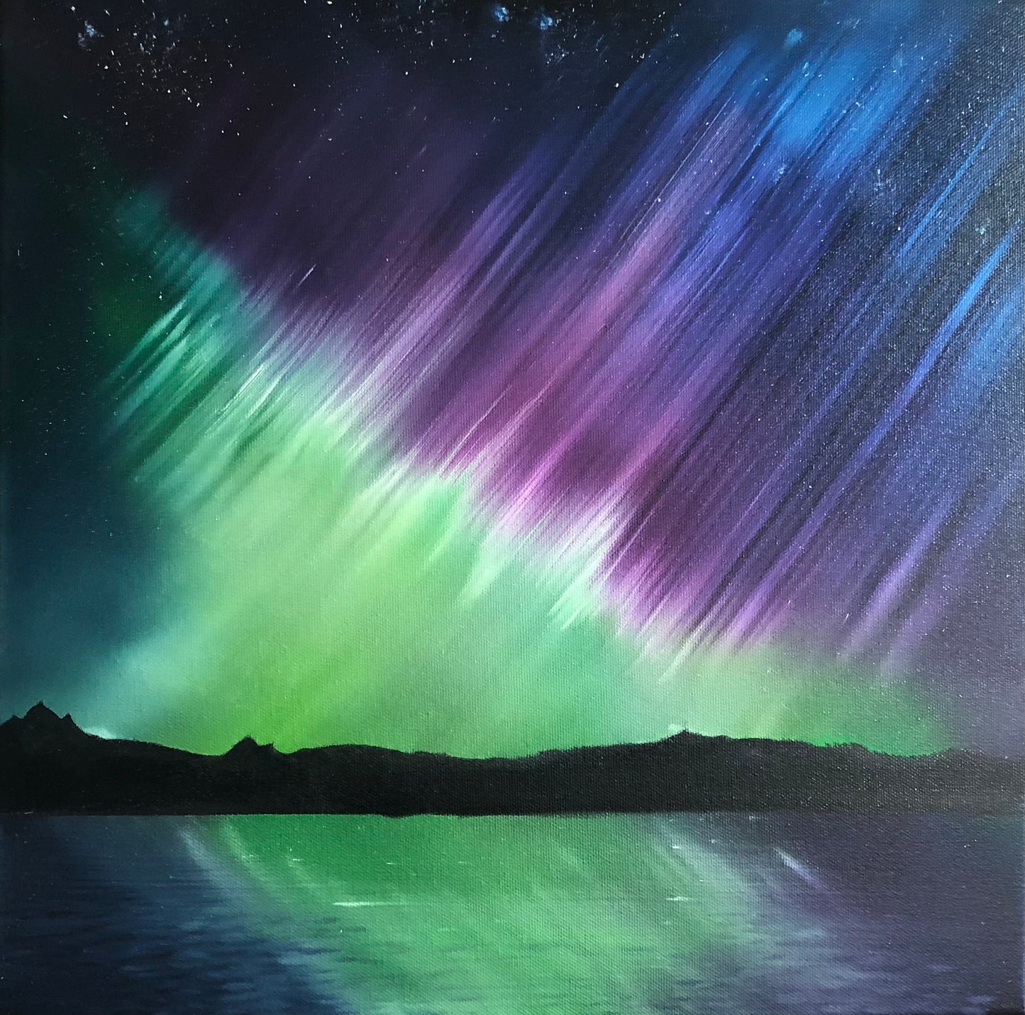 Aurora Art - Burst - Original Oil