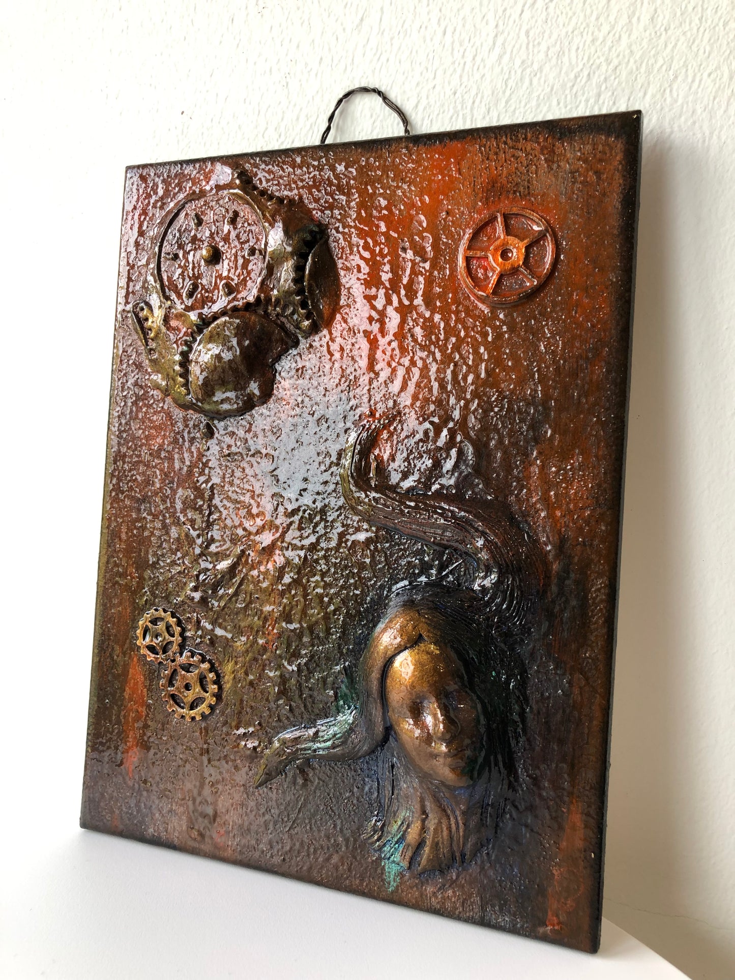 Goddess of Rust II Wall Sculpture