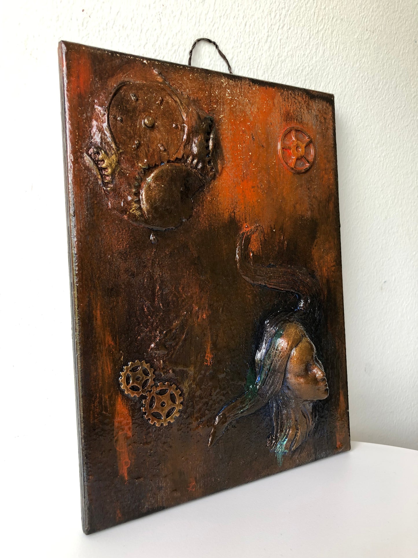 Goddess of Rust II Wall Sculpture