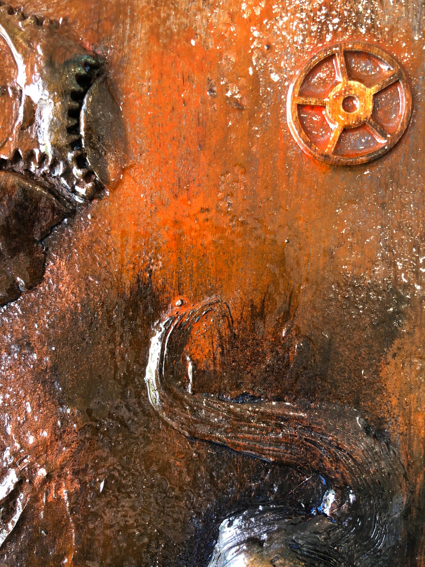 Goddess of Rust II Wall Sculpture