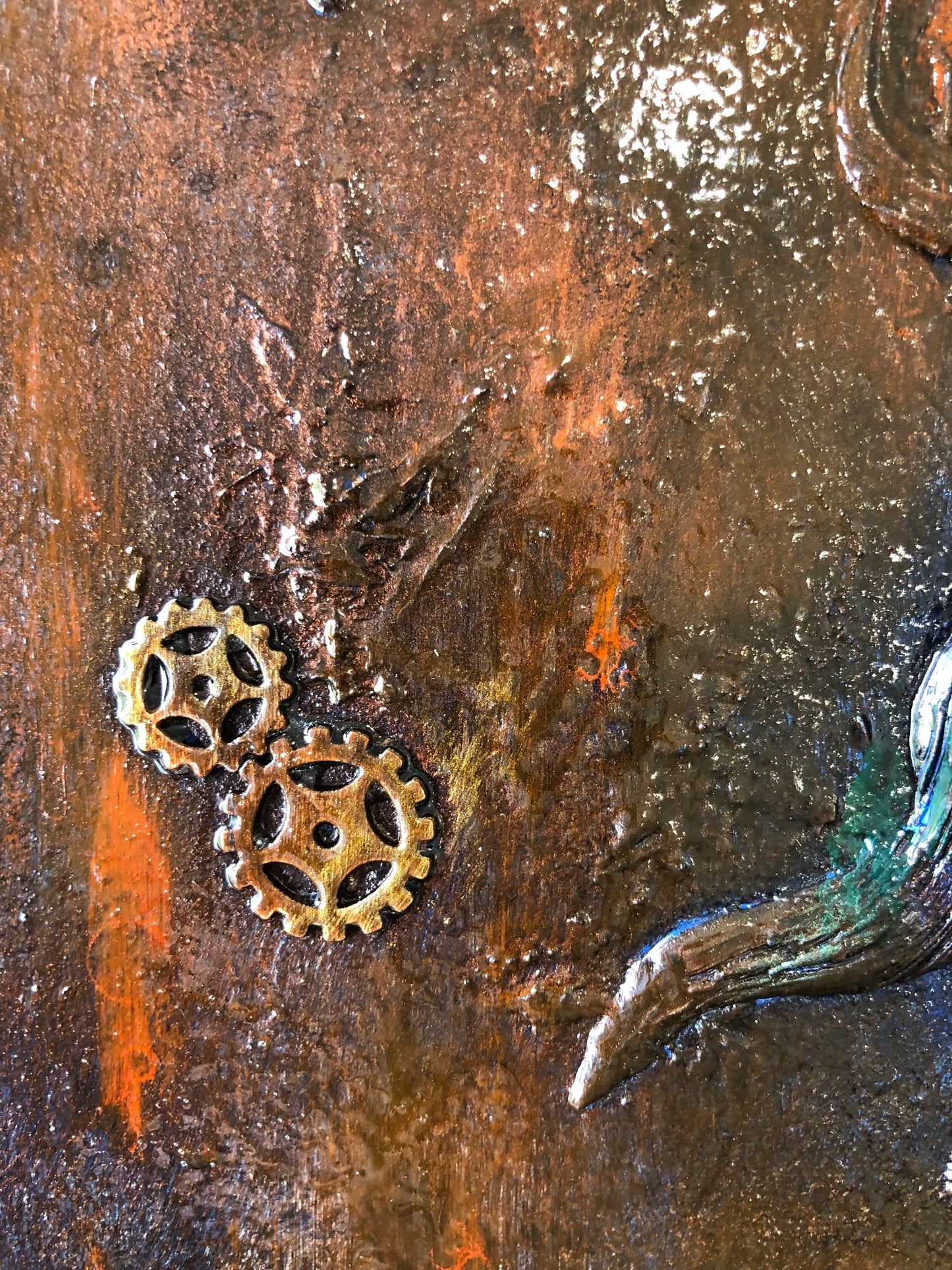 Goddess of Rust II Wall Sculpture