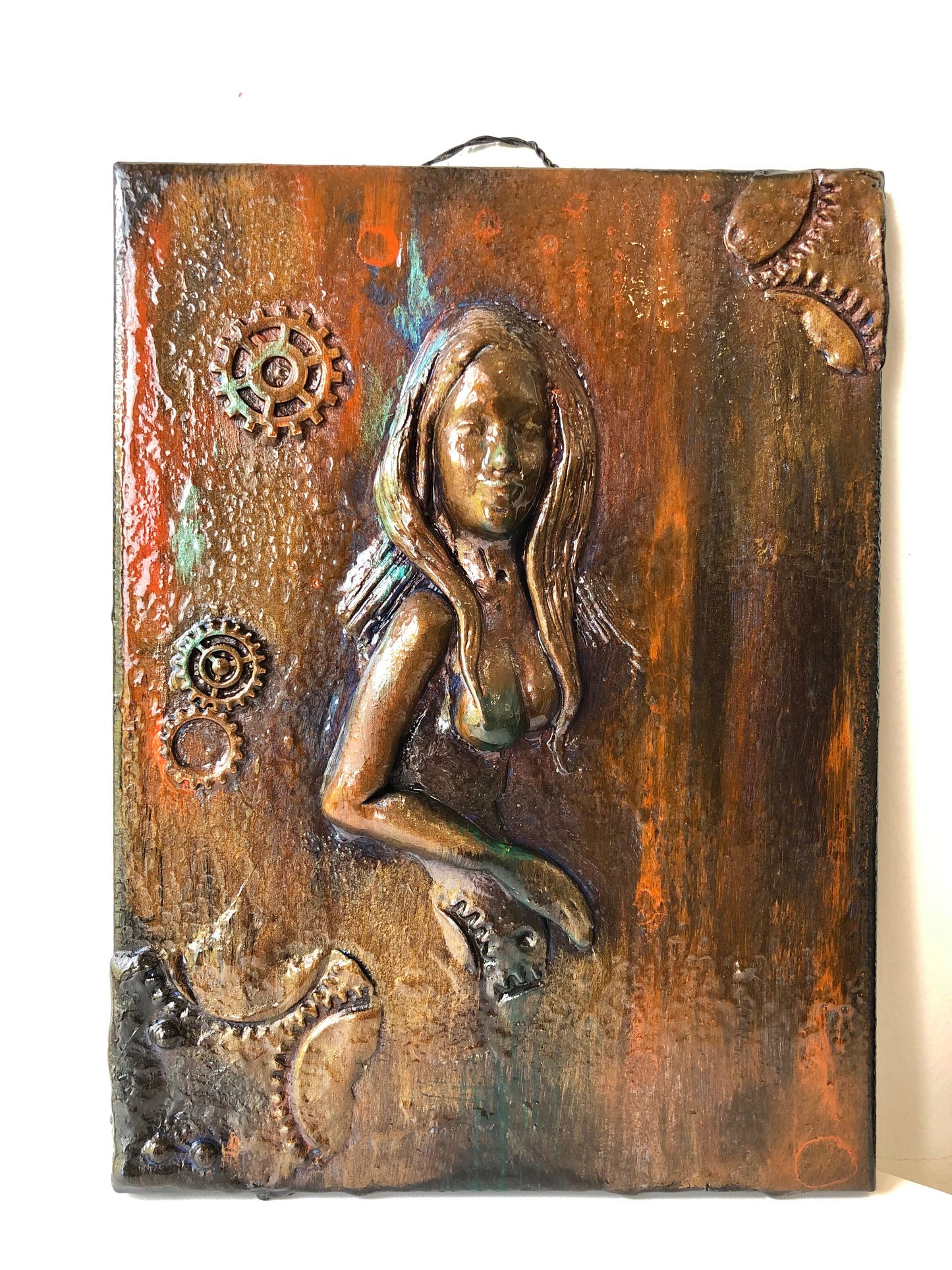 Goddess of Rust I Wall Sculpture