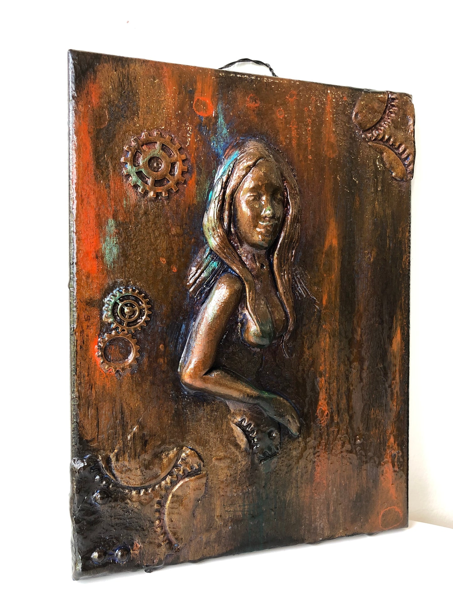 Goddess of Rust I Wall Sculpture