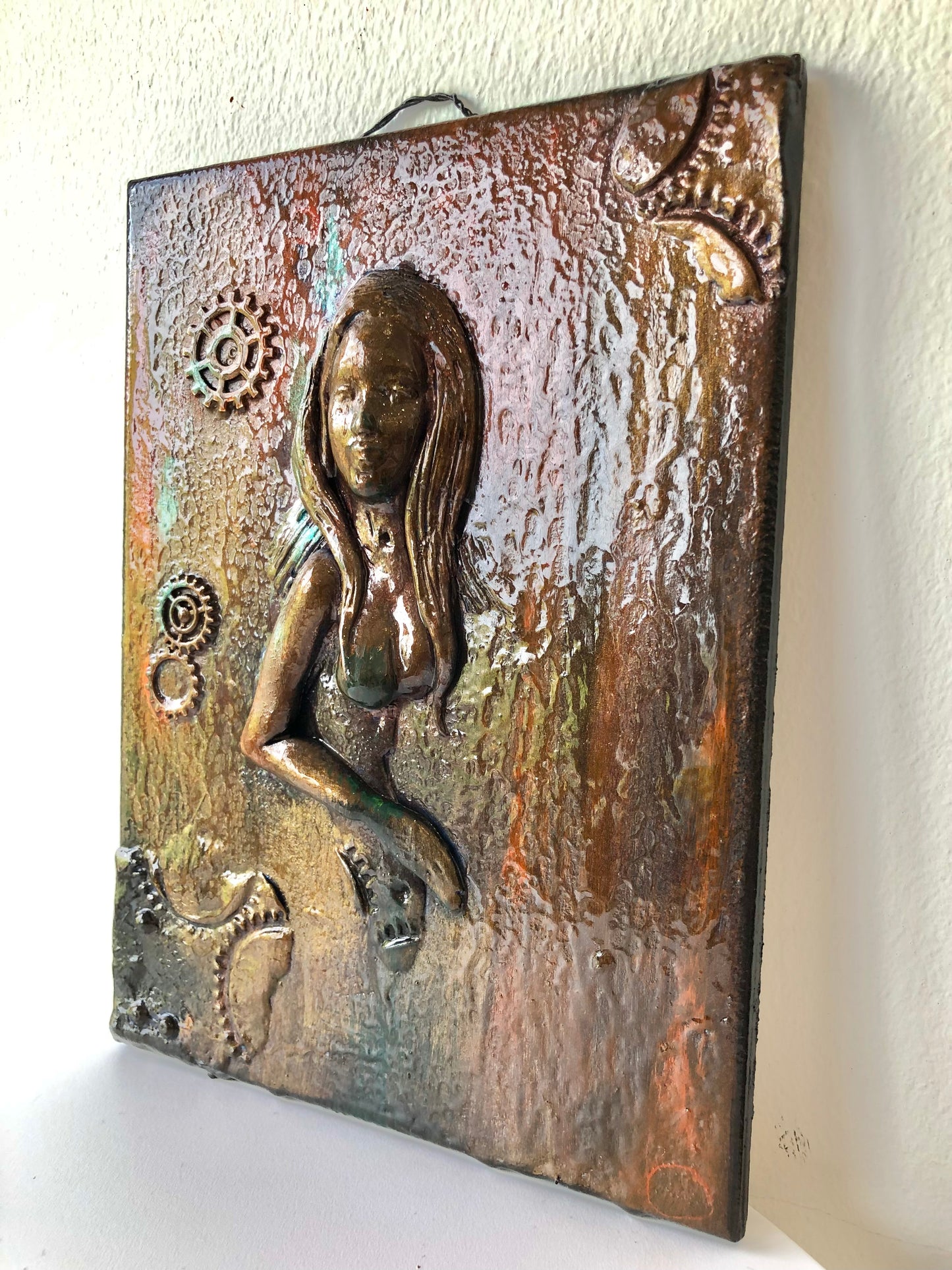 Goddess of Rust I Wall Sculpture