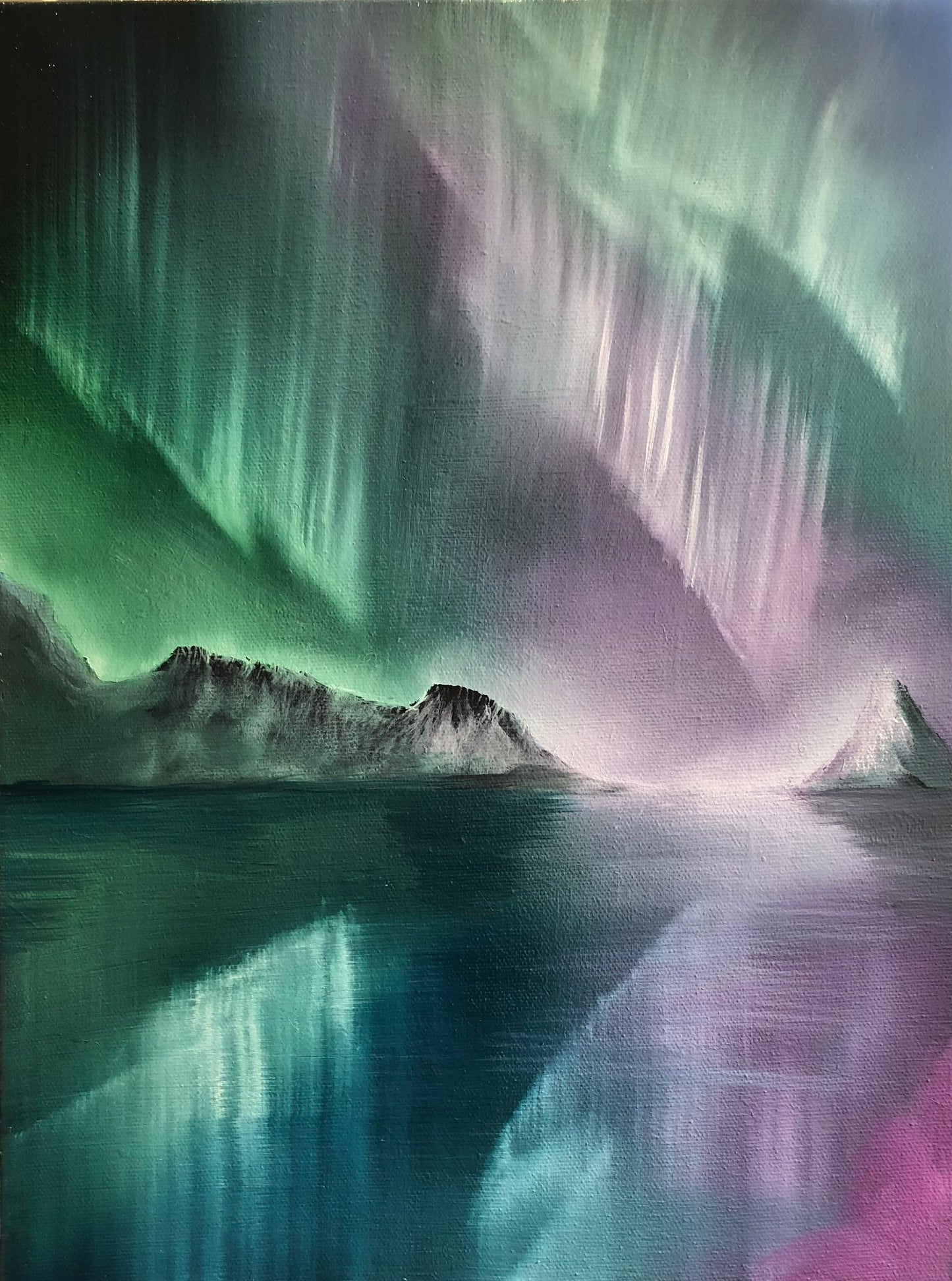 Aurora Art - Ethereal- Original Oil