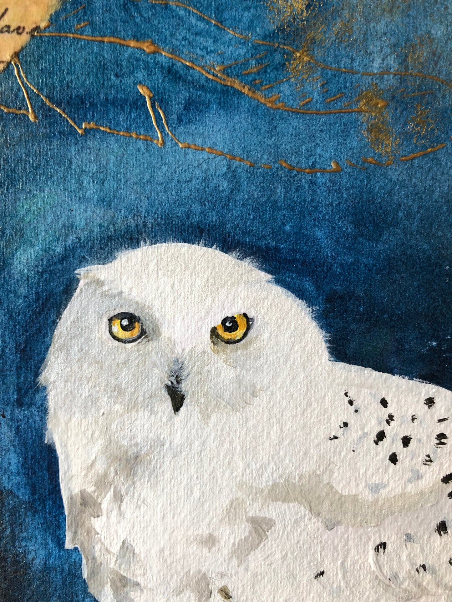 Snowy Owl Wall Art - Hedwig's Message