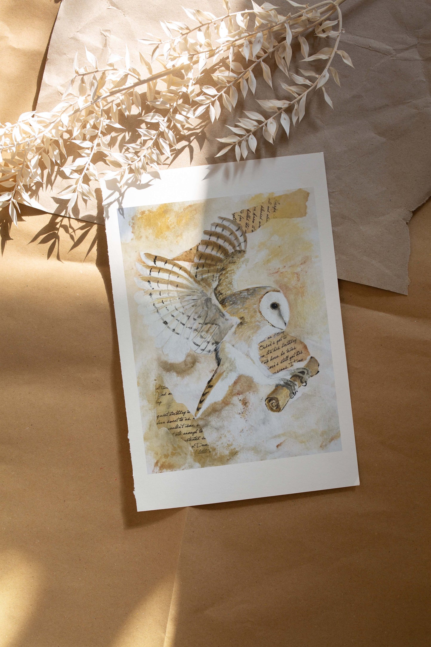 Barn Owl Wall Art - The Silent Messenger