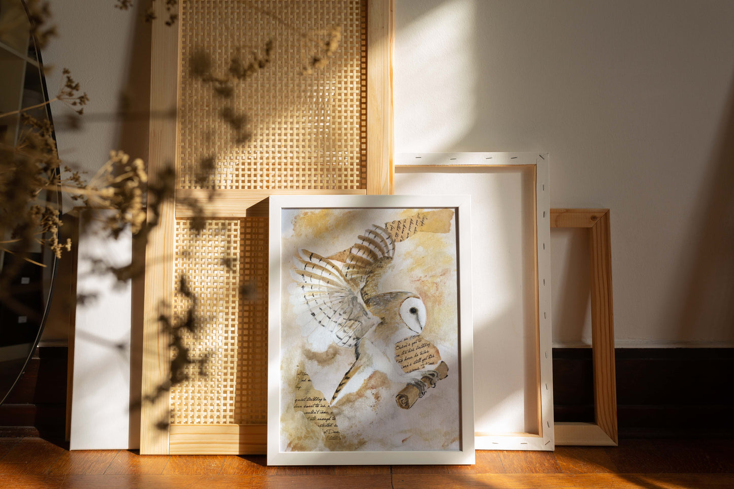 Barn Owl Wall Art - The Silent Messenger