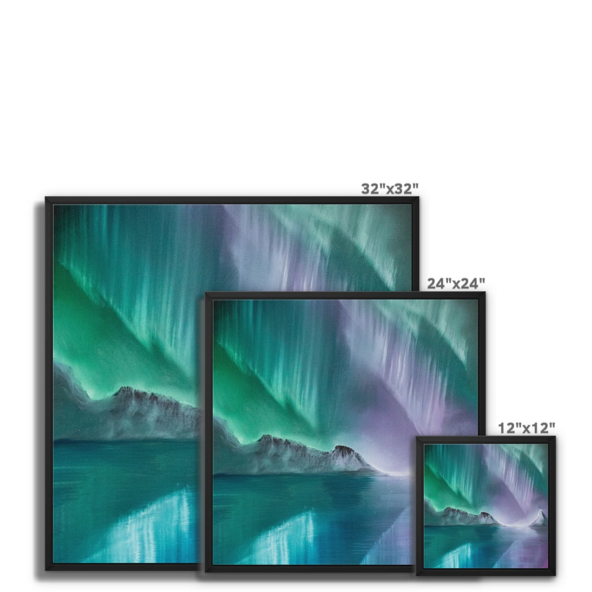 Aurora Borealis - Ethereal - Open Edition Framed Canvas