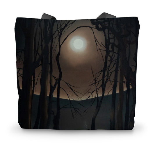 Listen to the Moon Canvas Tote Bag