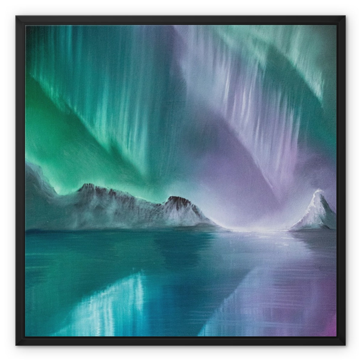 Aurora Borealis - Ethereal - Open Edition Framed Canvas