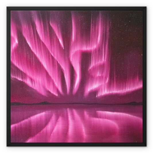 Aurora Borealis - Amaze Open Edition Framed Canvas Prints