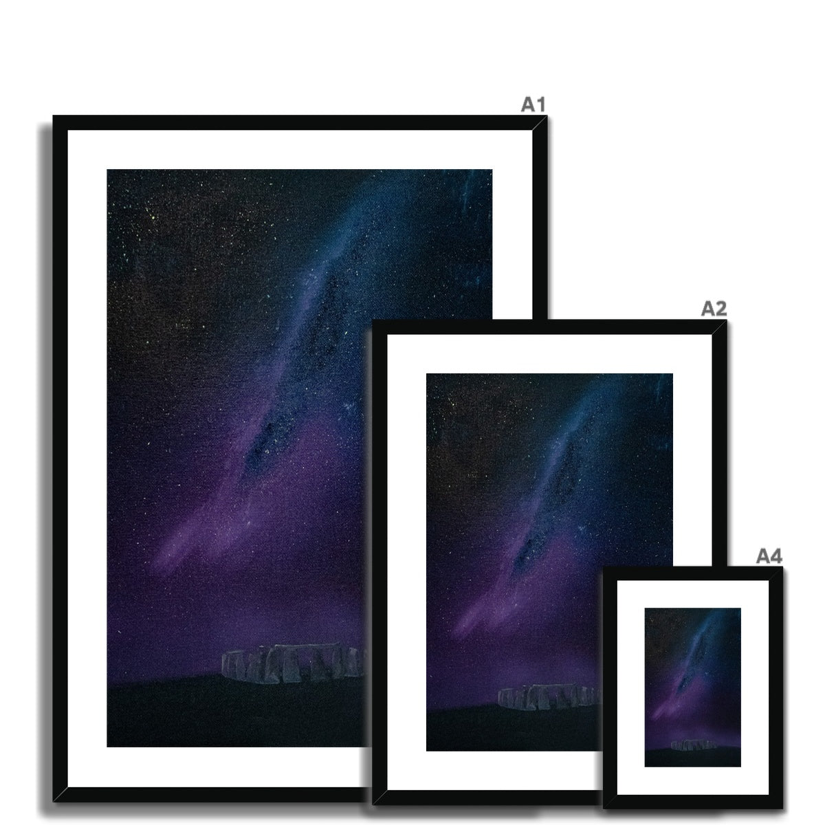 Stonehenge Framed & Mounted Print - Open Edition