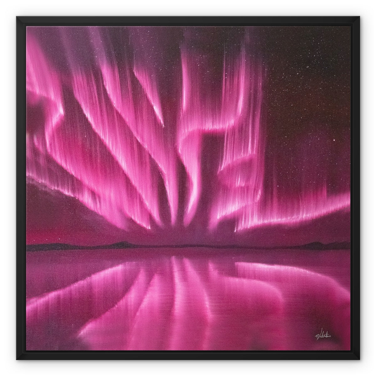 Aurora Borealis - Amaze Open Edition Framed Canvas Prints