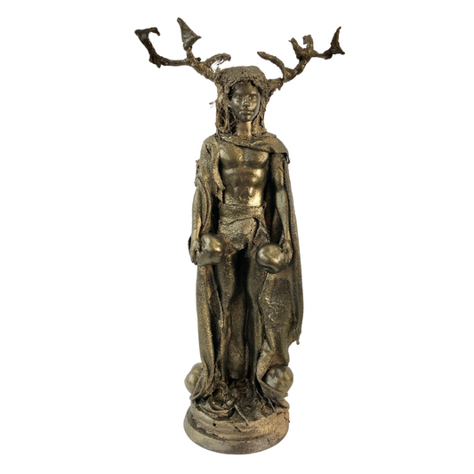 Autumn Pagan Cernunnos - Medieval Pagan Sculpture