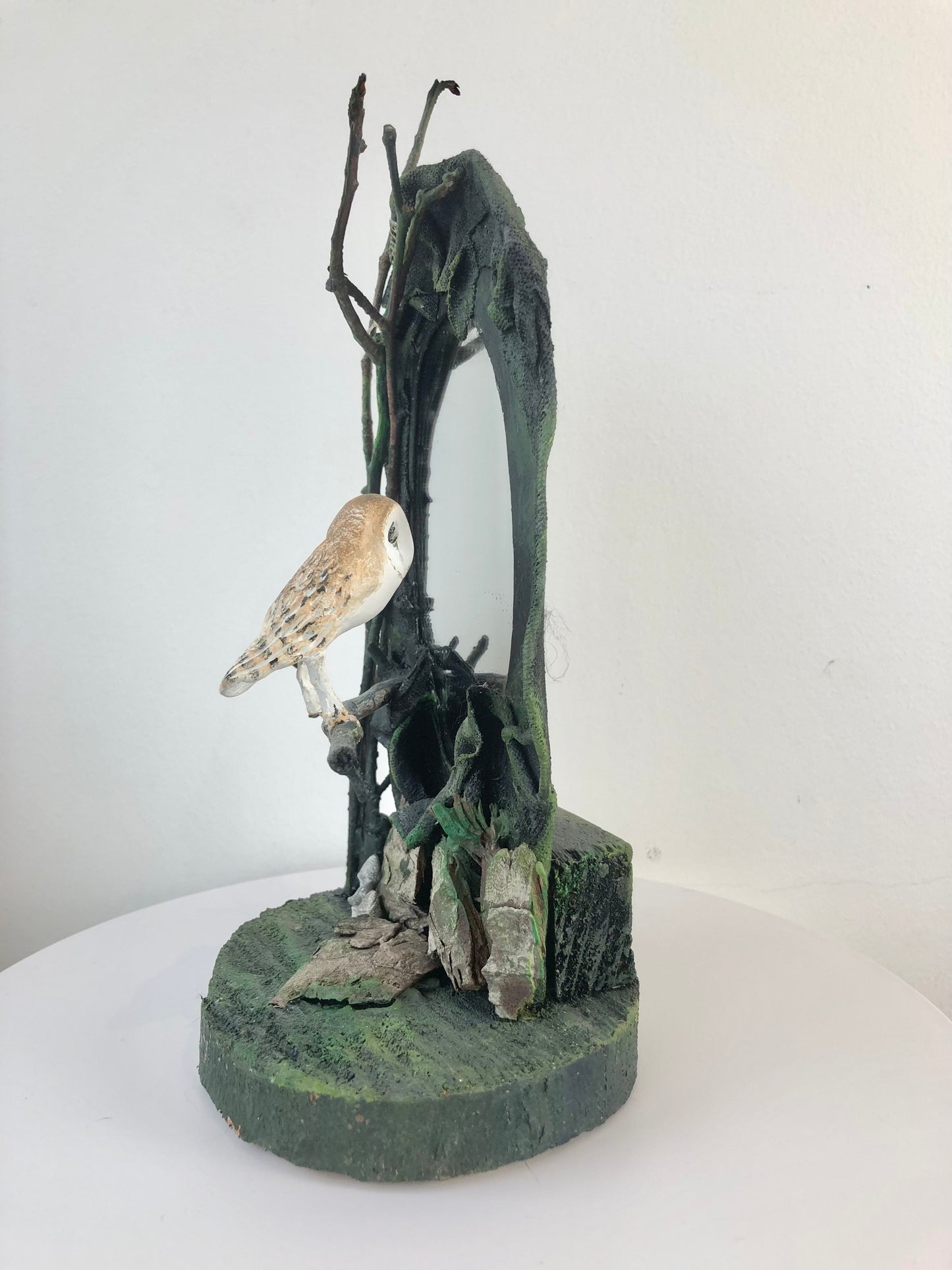 The Wisest Owl Take Time to Reflect  - Medieval Pagan Sculpture