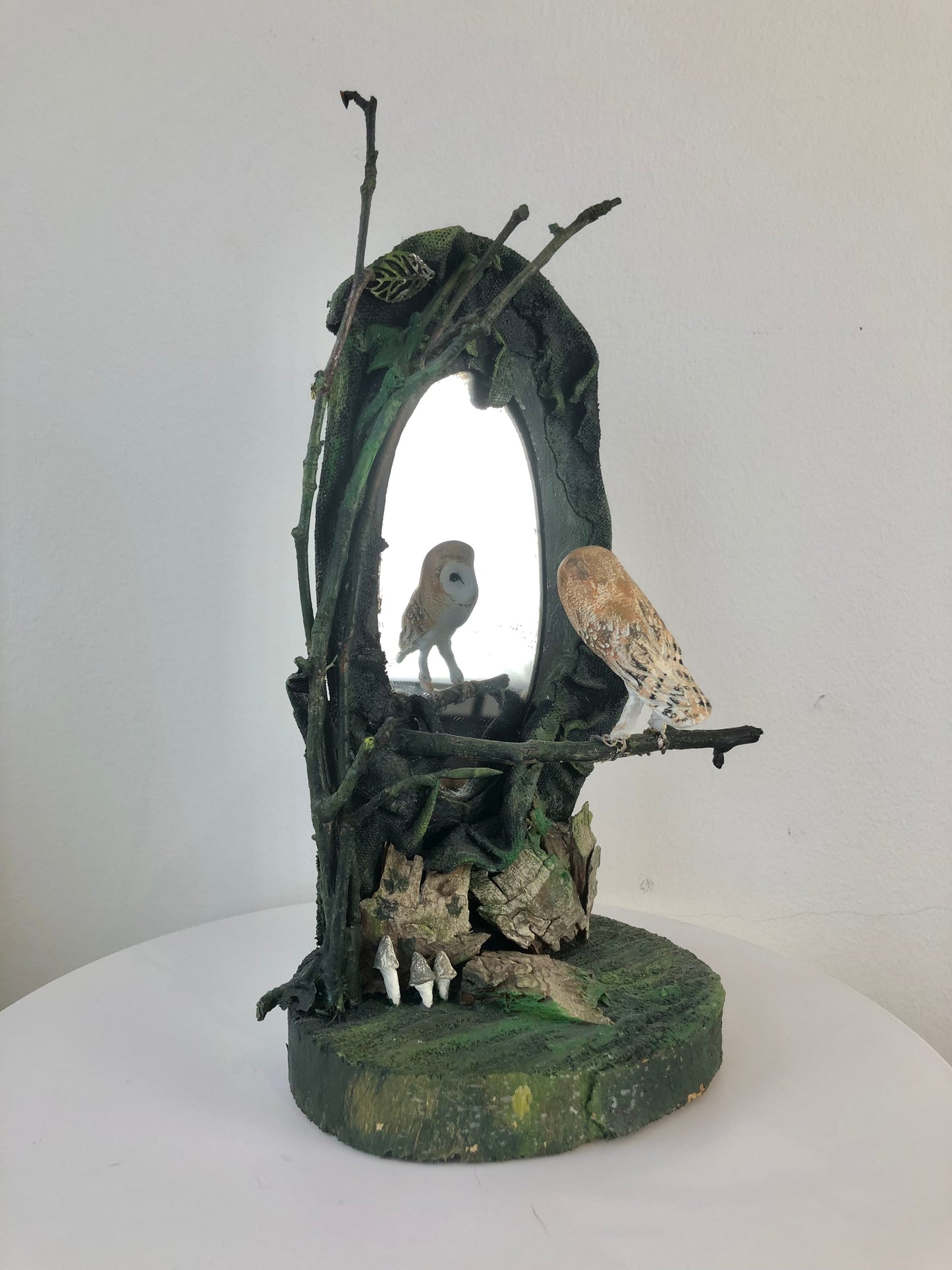 The Wisest Owl Take Time to Reflect  - Medieval Pagan Sculpture