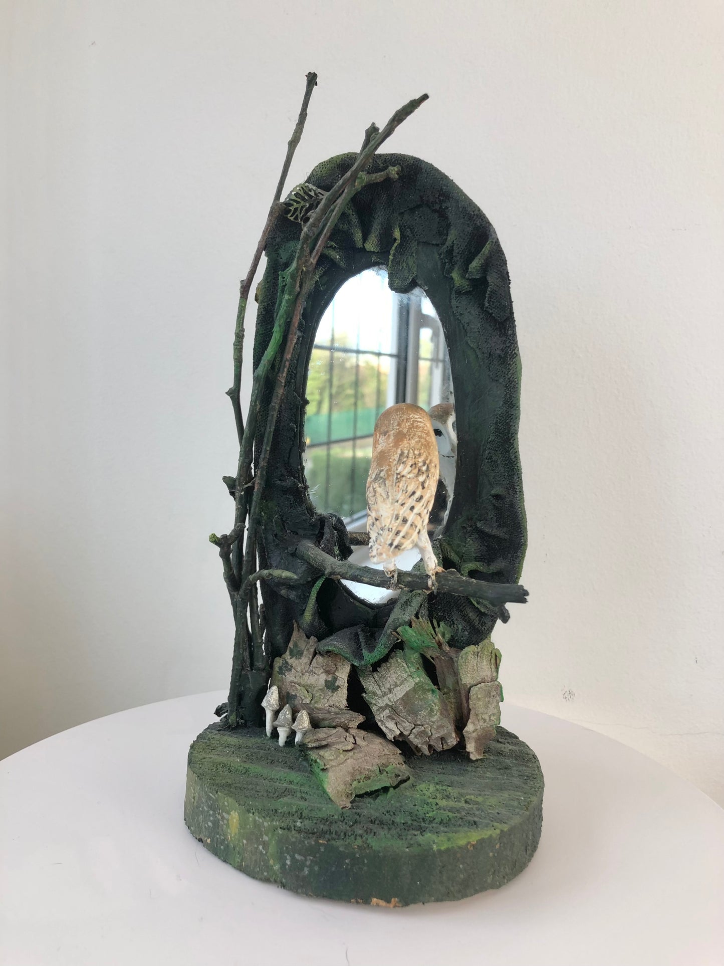 The Wisest Owl Take Time to Reflect  - Medieval Pagan Sculpture