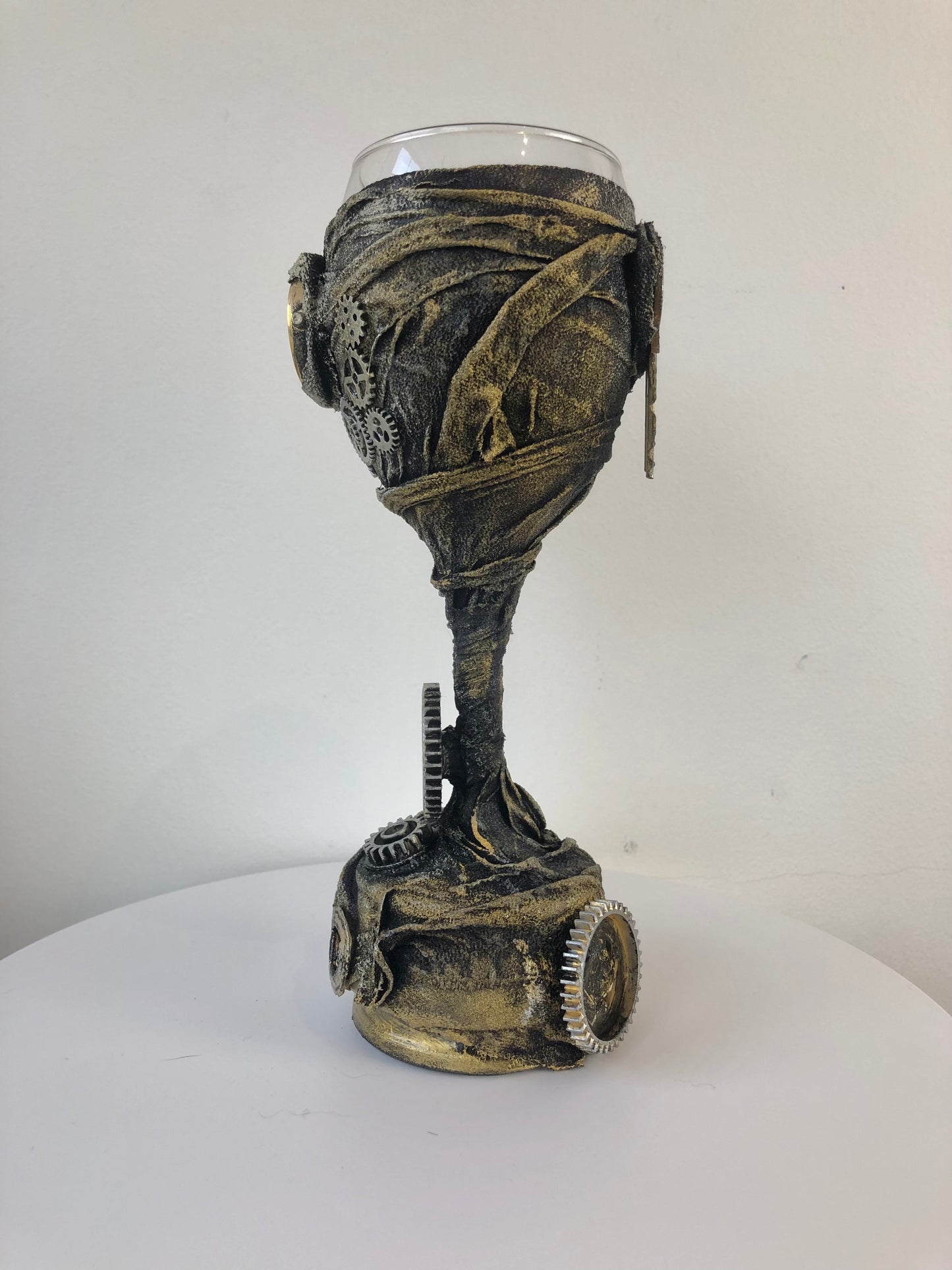 Steampunk Gothic Chalice - Medieval Pagan Sculpture