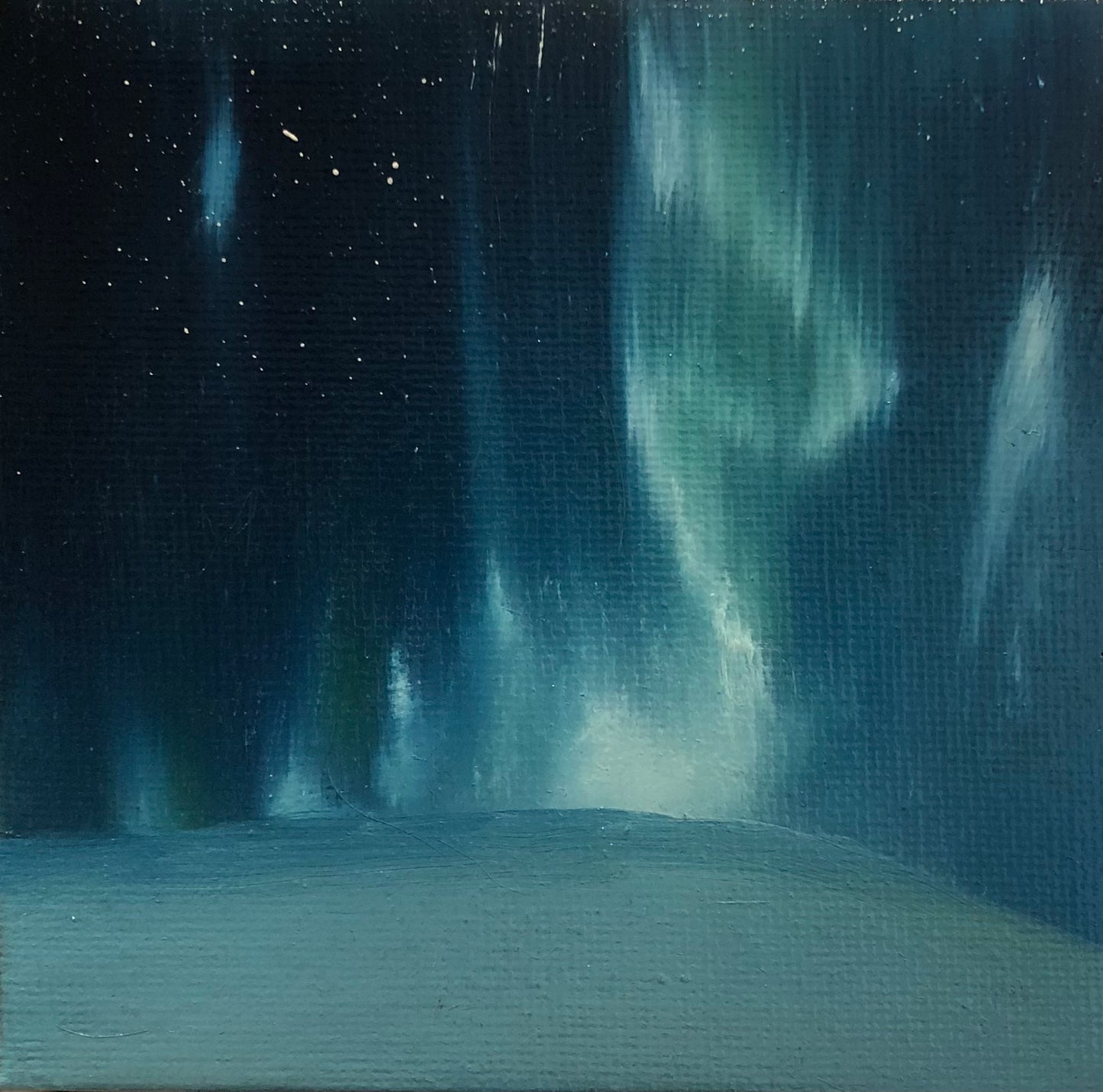 Aurora I - Mini Painting on Easel Stand