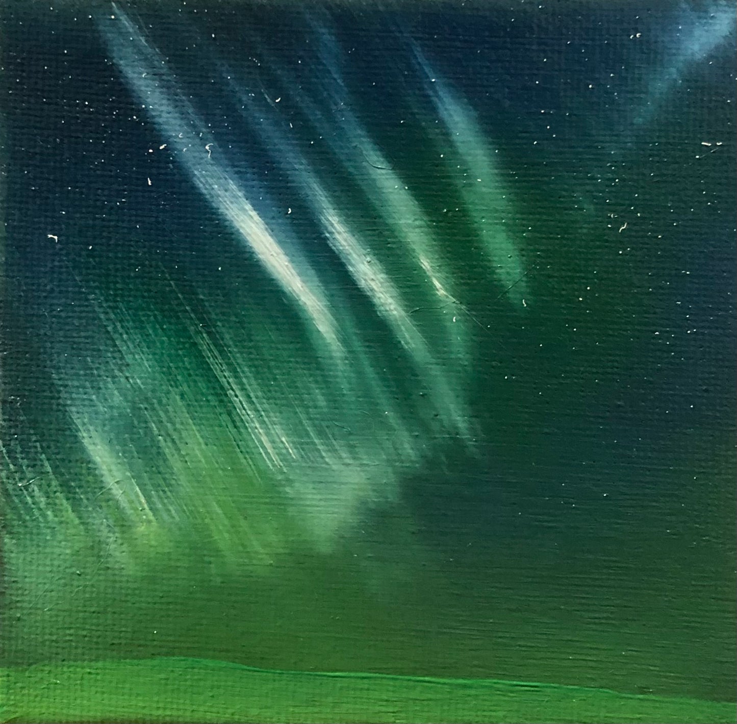 Aurora III - Mini Painting on Easel Stand