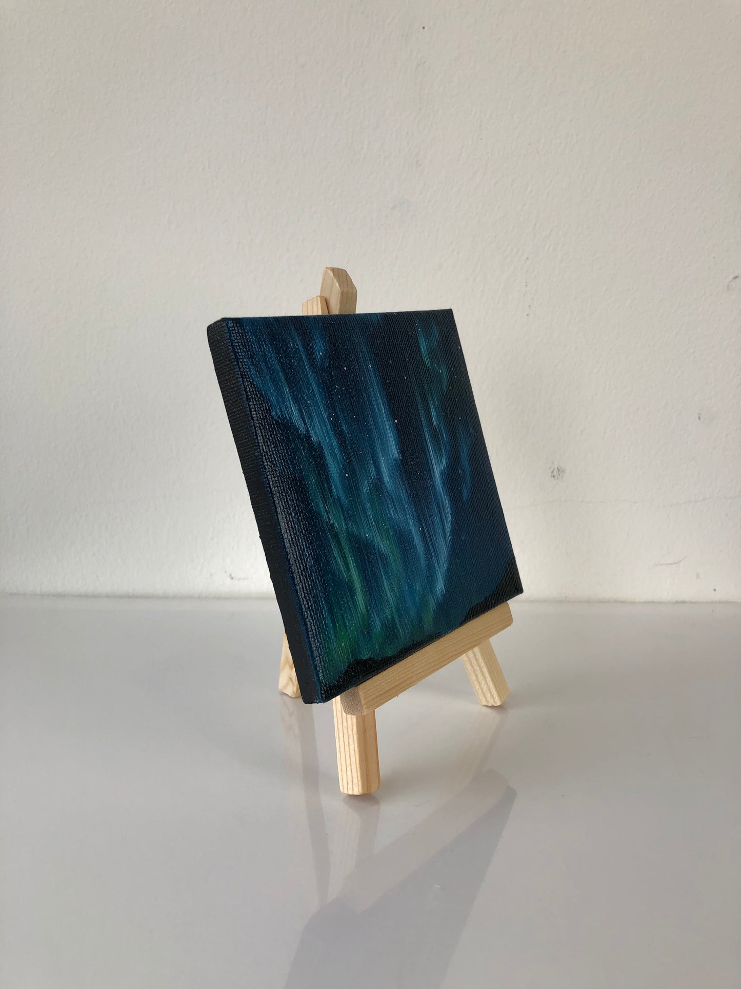 Aurora V - Mini Painting on Easel Stand